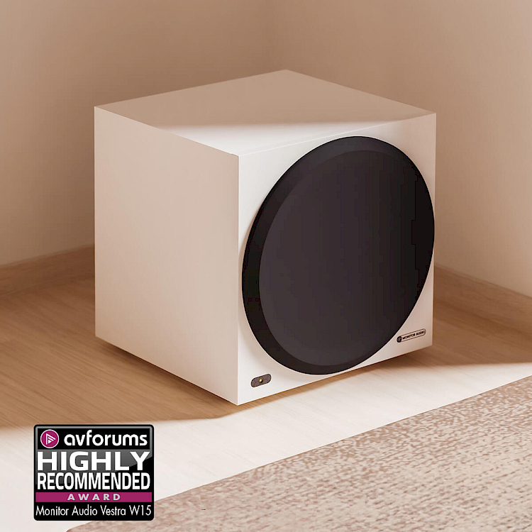 Preview image for blog post - Vestra W15 receives "Highly Recommended" Award from AVForums